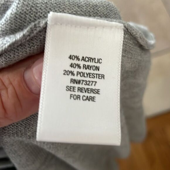 Apt 9 Gray Long Sweater - Picture 7 of 7